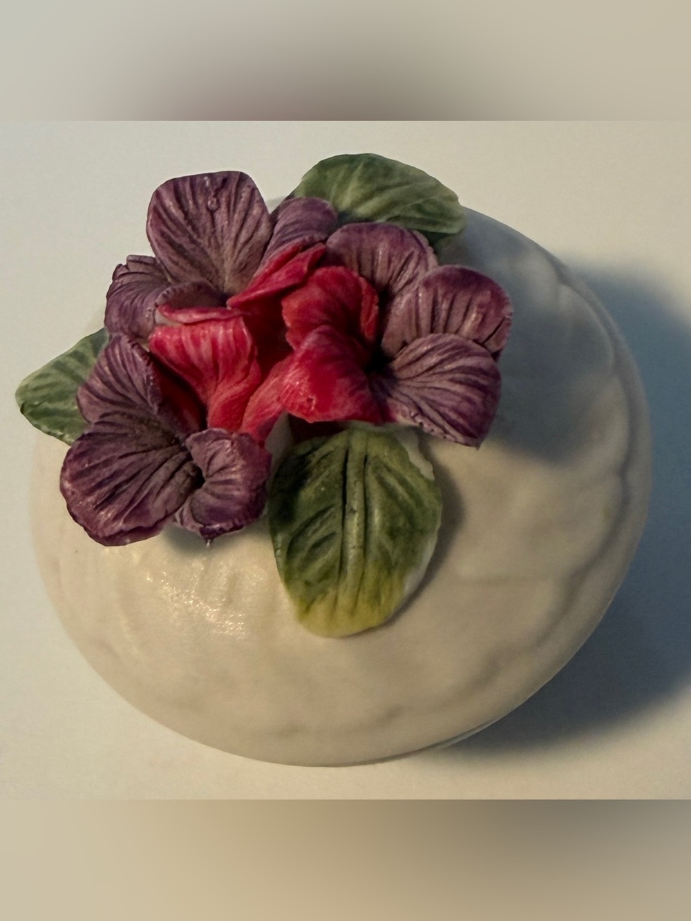 Trinket Floral Jewelry Pill Mini Box